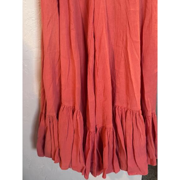 Free People Summer Kiss Godet Bohemian Wide Leg Pants Medium - Picture 5 of 8